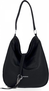 Czarna torebka Bee Bag na ramię w stylu glamour duża