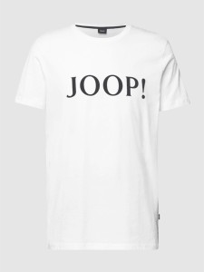 T-shirt Joop! z bawełny z nadrukiem w młodzieżowym stylu