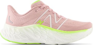 Różowe buty sportowe New Balance w sportowym stylu sznurowane