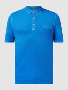 Niebieska koszulka polo Colours & Sons z bawełny