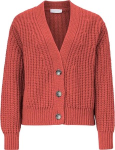 Czerwony sweter Rich & Royal w stylu casual