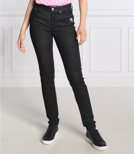 Czarne jeansy Karl Lagerfeld w stylu casual