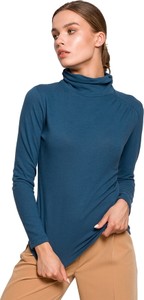 Niebieski sweter Stylove w stylu casual z bawełny