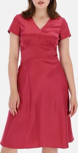 Różowa sukienka POTIS & VERSO mini rozkloszowana