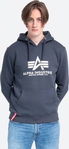 Granatowa bluza Alpha Industries w stylu casual