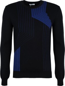 Czarny sweter ubierzsie.com z wełny