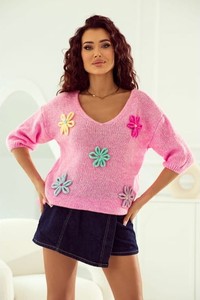Sweter J&k w stylu casual z wełny