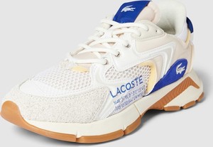 Buty sportowe Lacoste w sportowym stylu z płaską podeszwą