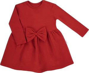 Czerwona sukienka dziewczęca 5.10.15 z bawełny