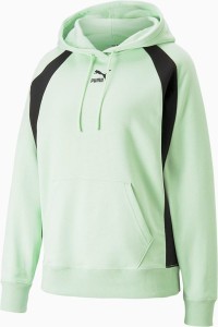 Zielona bluza Puma w sportowym stylu z bawełny