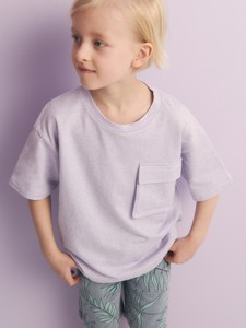 Fioletowa koszulka dziecięca Reserved dla chłopców z krótkim rękawem