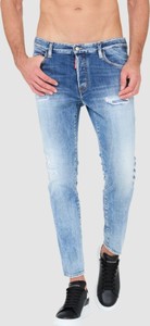 Niebieskie jeansy Dsquared2 w stylu casual