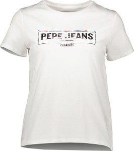 T-shirt Pepe Jeans z bawełny z okrągłym dekoltem z krótkim rękawem