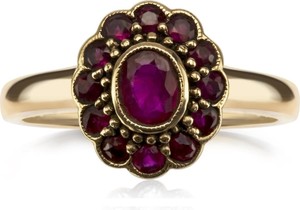 YES Kolekcja Wiktoriańska - pierścionek z rubinami