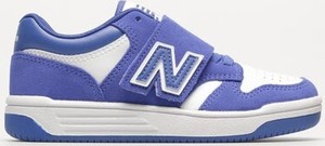 Niebieskie buty sportowe dziecięce New Balance na rzepy