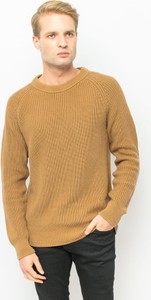 Brązowy sweter Tommy Hilfiger z okrągłym dekoltem
