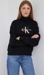 Czarna bluza Calvin Klein z dzianiny