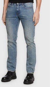 Niebieskie jeansy Armani Exchange w stylu casual