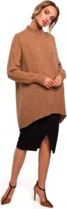 Brązowy sweter MOE w stylu casual
