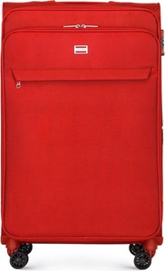 Czerwona walizka Wittchen z tkaniny