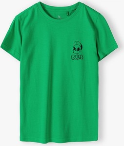 Zielona koszulka dziecięca Lincoln & Sharks By 5.10.15.