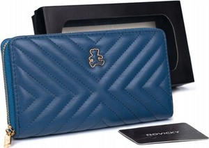 Niebieski portfel Lulu Castagnette