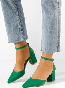 Zielone czółenka Zapatos