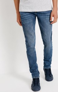 Niebieskie jeansy Diverse z jeansu