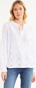 Bluzka Monnari z dekoltem w kształcie litery v z długim rękawem