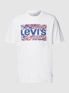 T-shirt Levis w młodzieżowym stylu z bawełny z krótkim rękawem