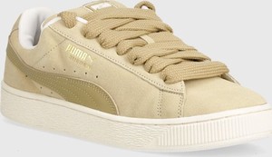 Puma sneakersy skórzane Suede XL kolor beżowy 395205