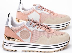 Różowe buty sportowe Liu-Jo na platformie