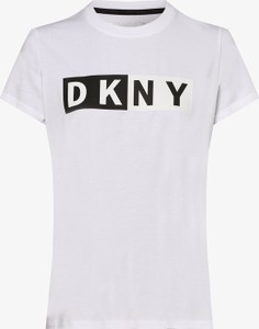 Bluzka DKNY z krótkim rękawem w młodzieżowym stylu