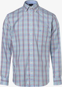Niebieska koszula Fynch Hatton z kołnierzykiem button down w stylu casual
