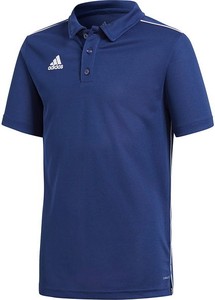 Niebieska koszulka dziecięca Adidas z krótkim rękawem