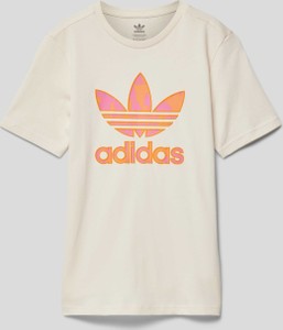 Koszulka dziecięca Adidas Originals dla chłopców z bawełny