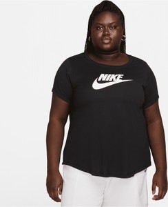 T-shirt Nike z okrągłym dekoltem z krótkim rękawem z bawełny
