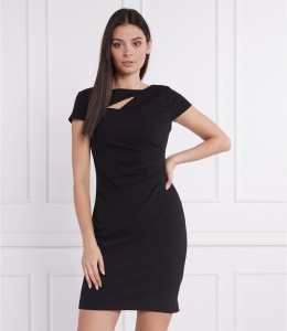 Czarna sukienka DKNY dopasowana