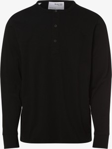 Czarna koszulka z długim rękawem Selected w stylu casual z długim rękawem