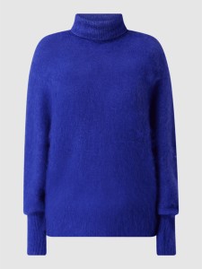 Niebieski sweter Second Female z wełny