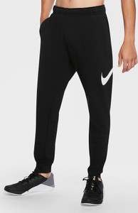 Czarne spodnie Nike z bawełny w sportowym stylu