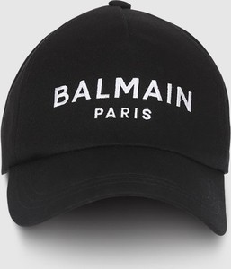 Czarna czapka Balmain