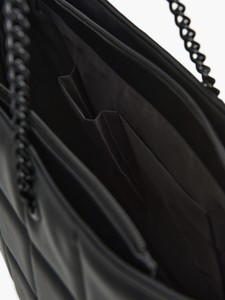 Czarna torebka Cropp w stylu glamour