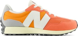 Pomarańczowe buty sportowe dziecięce New Balance