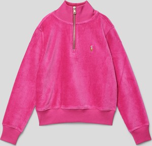 Różowy sweter POLO RALPH LAUREN z bawełny