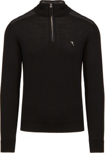 Czarny sweter Chervo w stylu casual z wełny