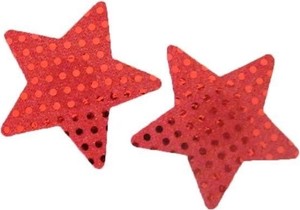 Lovita.pl Nasutniki w kształcie gwiazdy - Czerwony