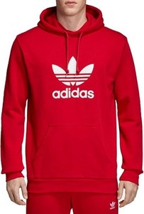 Czerwone bluzy męskie Adidas, kolekcja jesień 2021
