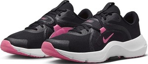 Czarne buty sportowe Nike z tkaniny sznurowane w sportowym stylu