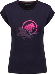 T-shirt Mammut z krótkim rękawem w sportowym stylu z bawełny